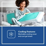 Sealy Essentials Cooling Gel Memory Foam Pillow, Adult, 2 Pack