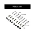 thumbnail image 4 of Metal Computer Case Fan Screws Anti Rust Vibration Resistant for Secure Cooling System Mounting, 4 of 11