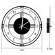 thumbnail image 2 of Reloj de pared silencioso, reloj de pared redondo irregular de acrílico que no hace tictac de 11 pulgadas, funciona con pilas y sin cubierta de vidrio para decoración, 2 of 4