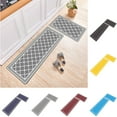 thumbnail image 3 of Kitchen Rugs Sets under $5! Yannianjz 2Pcs Washable Kitchen Rugs Sets Non-Slip Kitchen Mats for Floor Absorbent Kitchen Runner Rug for Kitchen Carpet,Sink Mat and Laundry, 3 of 3