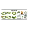 thumbnail image 3 of Dinosaur electric track car toy DIY assembly double - layer puzzle toy, 3 of 10