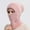 Pink, variant on Woman's Winter Warm Neck Guard Head Guard Knitted Hat Scarf Mask In HairWoolen Cap