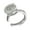 White, variant on Allergy Resistant Alloy Ear Cuff With Cubic Zirconia Stones Without Piercing Clip On Design For Sensitive Skin