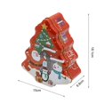 thumbnail image 4 of Adorable Cookie Can Corrosion Resistant Metal Christmas Tree-shaped Candy Tin Box for Home, 4 of 11