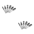 thumbnail image 3 of Riwesomey Cabezales de molienda rotativos Fresado de carpintería Limas de desbarbado Acero DIY Pulido Grabado Limado Herramientas reutilizables 6PCS Tipo 2 2piezas Riwesomey CBP264879, 3 of 6