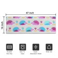 thumbnail image 5 of Cute Hedgehog and Flowers Door Rugs,Washable Non Slip Door Mats Indoor,Decorative Door Mats,Entry Mat Indoor for Entrance,Bedroom,Kitchen,Bathroom,16"x47", 5 of 6