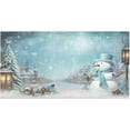 thumbnail image 7 of Coolnut Christmas Snowman Soft Runner Rug, Washable Non-Slip Room Rug, Hallway Rug Runner for Entryway,Hallway,Bathroom,and Kitchen,39x20In, 7 of 7