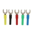 thumbnail image 1 of Connecteur de Fil de Type U, Matériau en Cuivre Rouge Connecteurs de Fil de Bêche de Fourche de 8 Mm / 0,3 Po Queue pour Multimètre pour Applications Électroniques, 1 of 8
