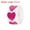Rose Red, variant on Uxcell 1 Inch Vinyl Heart Stickers Self-Adhesive Stickers Label for Shop Home Office 500 Pcs Blue