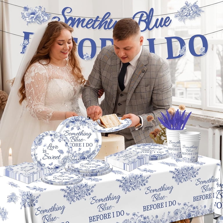 something blue before i do bridal shower dress Long Wedding-Guest Dress with Long Sleeves main image 1