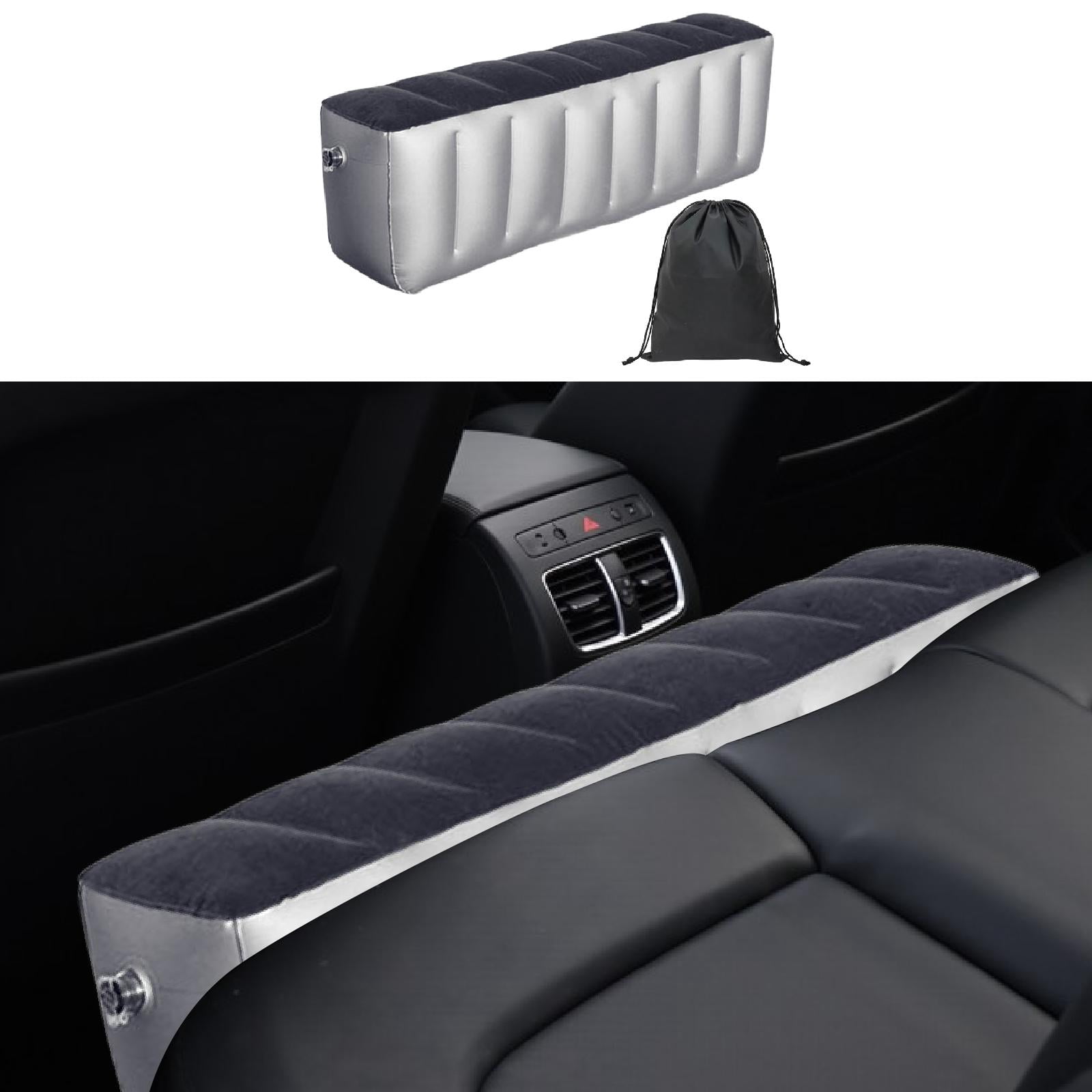 Inflatable Car Air Travel Mattress Back Seat Bed Portable PVC Flocking Sleeping Pad for Family Road Trips