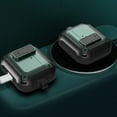 thumbnail image 3 of Allytechgroup Rugged Eardbuds Case for Apple AirPods Por 3rd Generation 2025, with Keychain Cleaning Kit Shockproof Dustproof Portable Lightweight Cover Case for AirPods Pro 3, Green, 3 of 9