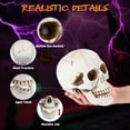 thumbnail image 2 of Yesocm 4 Pcs Life Size Skeleton Skull Halloween Realistic Human Model Moving Jaw Outdoor Indoor Decorations, 2 of 9