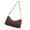 Coffee, variant on Small Crescents Shoulder Bag for Women Hobos Handbag Clutches Purse Underarm Bag