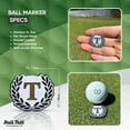 thumbnail image 5 of Ball Tatt T Initial Golf Ball Stamp Self-Inking Quick-Dry w/ Monogram Ball Marker, 5 of 8