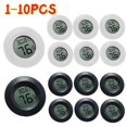 thumbnail image 2 of 1~10PCS +70°C Mini LCD Digital Thermometer Hygrometer Round Temperature Humidity Tester Sensor Detector For Freezer Cigar Box, 2 of 5