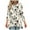 Khaki Plus Size Blouse for Women_a, variant on CYMMPU 3/4 Sleeve Blouses for Women Dressy Casual Loose Fit Spring Tunic Tops Flower Printed Round Neck Fall Trendy Shirts Flare Hem Hide Belly Tops to Wear with Leggings T-Shirts Green S