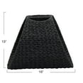thumbnail image 2 of Household Essentials Oval Magazine Rack, Black Paper Rope, 2 of 7