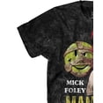 thumbnail image 5 of WWE Men Shirt, Graphic Mankind Wrestling T-Shirt Black Tie Dye - XL, 5 of 7
