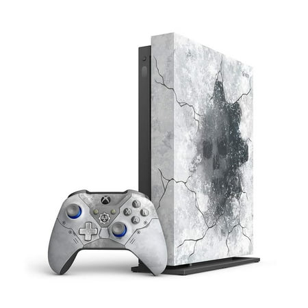 Used Microsoft Xbox One X 1TB Gears 5 Limited Edition Console Bundle, White, FMP-00130