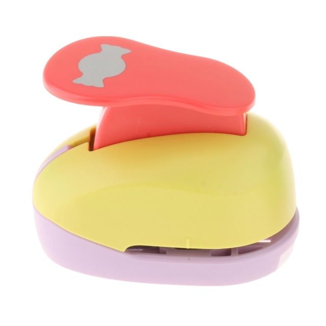 jesticaly Reliable Scrapbook Hole Punch Machine Sturdy And Precise Crafting Tool Durable And Stable Operations Paper Punch Paper. candy 2.3cm-2.5cm