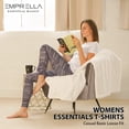 thumbnail image 2 of Women's 4 Pack Black, White, or Assorted Soft Fabric Solid Crew-Neck T-Shirt from Emprella - 2XL, 2 of 5