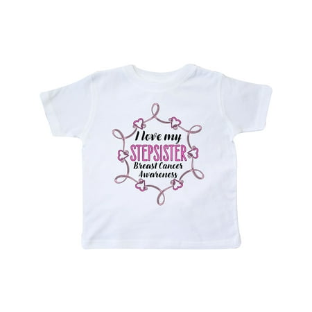

Inktastic I Love My Stepsister- Breast Cancer Awareness Gift Toddler Boy or Toddler Girl T-Shirt