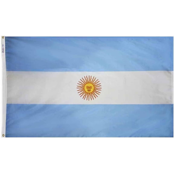 Argentina - 5'X8' Nylon Flag (State)