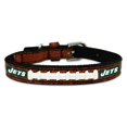 thumbnail image 1 of New York Jets Classic Leather Toy Football Collar, 1 of 1
