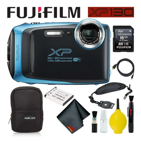 Fujifilm FinePix XP130 Waterproof Digital Camera 600019826 (Sky Blue) Best (Best Waterproof Camera For The Money)