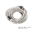 thumbnail image 2 of Watering Hose with Sturdy Stainless Steel Outer Layer Silver Garden Hose for Yard Cleaning, 2 of 8