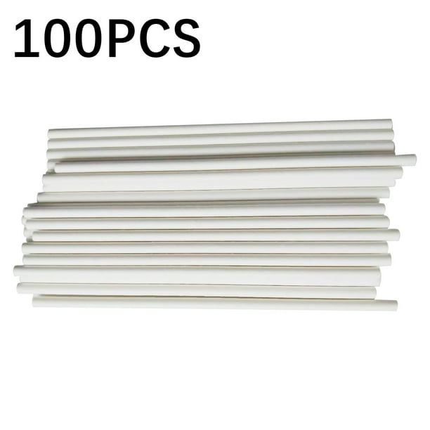 Pajitas de Papel Blancas, Diseño Ecológico, Aptas para Bebidas Frías y Calientes, Ideales para Celebraciones, Sin Químicos Ni Tintes, Paquete de 50, Versátiles para Manualidades, 100 % Papel