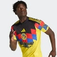 thumbnail image 6 of adidas Club America Home Men's Authentic Soccer Jersey 25/26 (US, Alpha, Small, Regular, Regular, Yellow), 6 of 6