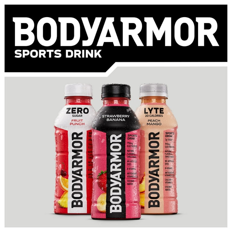 BODYARMOR Lyte Peach Mango, 12 fl oz, 18 Pack photo 6