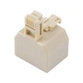RJ11 6P4C 1 Male to 2 Female Port Network Cable Plug Ethernet Splitter ...