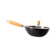 thumbnail image 4 of Sartén para freír profunda con mango ergonómico y olla de hierro antiadherente con tapa 20 centímetros, 4 of 9