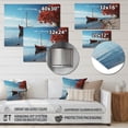thumbnail image 4 of Designart "Reflecting Coastline II" Nautical & Beach Metal Art Living Room, 4 of 5