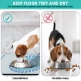 thumbnail image 4 of Boho Retro Floral Pet Feeding Mat-Abstract Art Absorbent Pet Placemat for Food and Water Bowl, with Waterproof Rubber Backing, Quick Dry Water Dispenser Mat for Dog and Cat (16"x24"), 4 of 7
