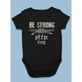 thumbnail image 3 of Be Strong Little One Knots Bodysuit Infant -Image by Shutterstock,  18 Months, 3 of 4