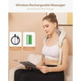 thumbnail image 3 of SAVIOR Neck Shoulder Back Massager with Heat, 2-in-1 Shiatsu Massagers for Deep Tissue Pain Relief, 4D Kneading Massager Gifts for Women Men Mom Dad, 3 of 7
