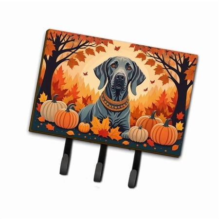 Weimaraner Fall Leash or Key Holder 6 in x 9 in