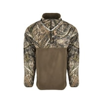 Drake Men's Quarter Zip Refuge Eqwader Jacket Mossy Oak Shadow Grass Habitat 2XL
