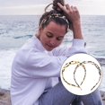 thumbnail image 2 of 2pcs Hair Bands Anti-slip Hair Hoops Hollow out Hair Decoration for Women, 2 of 4