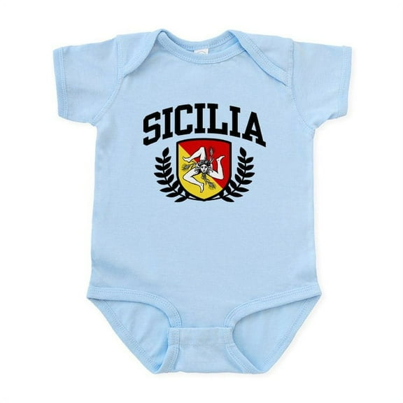 CafePress - Sicilia Infant Bodysuit - Baby Light Bodysuit, Size Newborn - 24 Months