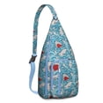 thumbnail image 1 of Great White Shark Attack Print Sling - Dramatic Ocean Scene Design, 1 of 4