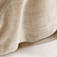 thumbnail image 7 of ITSAME Women's Maxi Dress, Cotton Linen Crew Neck Short Sleeve Summer Casual Flowy Dresses Beige 2XL, 7 of 7