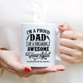 thumbnail image 3 of Coffee Mugs Proud Dad of Awesome Hairstylist Daughter Gifts for Father Coffee Lovers 11oz 15oz White Mug Christmas Gift, 3 of 7