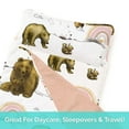 thumbnail image 4 of JumpOff Jo Standard Toddler Nap Mat Sleeping Bag for Preschool, 53 x 21 in - Rainbow Bears, 4 of 6