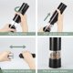 thumbnail image 2 of 2PCS Pepper Grinder Electric Salt and Pepper Grinder Set Electric Salt and Pepper Shaker Automatic Grinding Ceramic Grinding Core (Black&White), 2 of 4