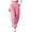 *Pink, variant on ClodeEU Women High Elastic Waist Harem Capri Pants,Lightweight Loose Cropped Jogger Trousers with Pockets ,Women's Plus L